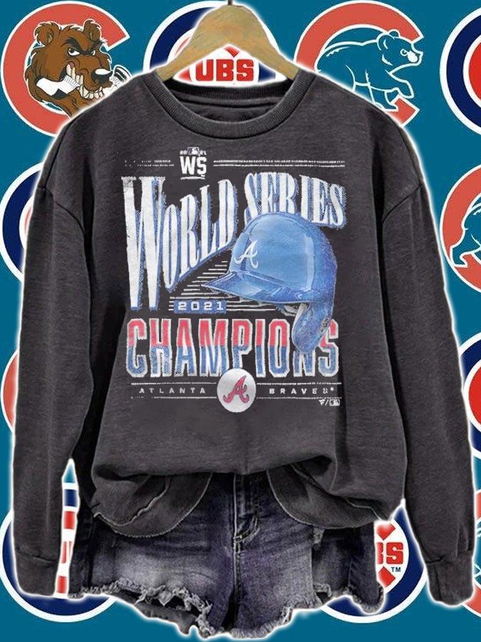 Atlanta Braves 2021 World Series Champions Complete Game Shirt t-shirt sweatshirt