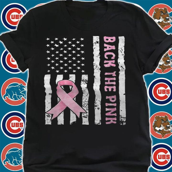 Back The Pink USA Flag T-Shirt t-shirt shirt