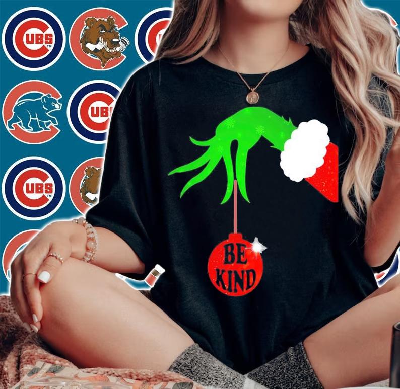 Be kind Green hand Christmas shirt t-shirt woman shirt