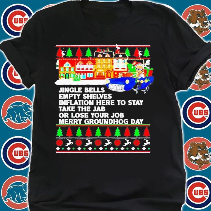 Biden Jingle Bells Shelves Inflation Christmas T-shirt t-shirt shirt