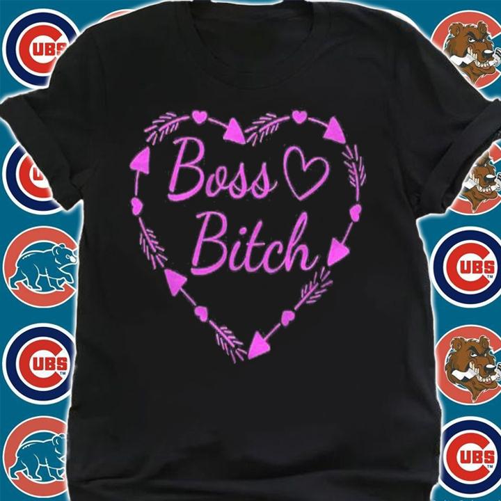 Boss Bitch Funny Cute Heart Sarcastic Adult Humor Gift Shirt t-shirt shirt