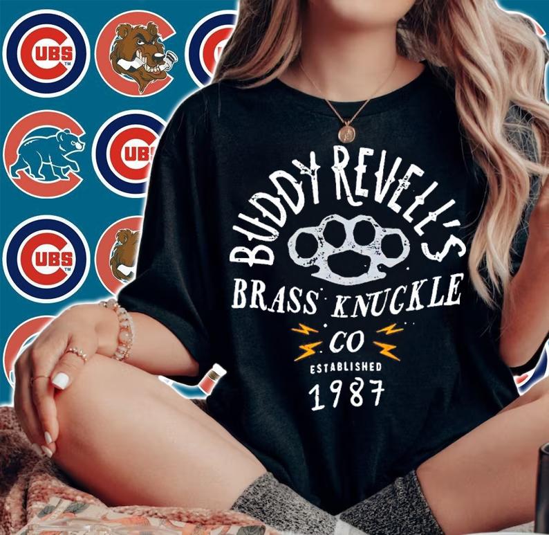 Buddy Revell's Brass Knuckle Co Established 1987 Shirt t-shirt woman shirt