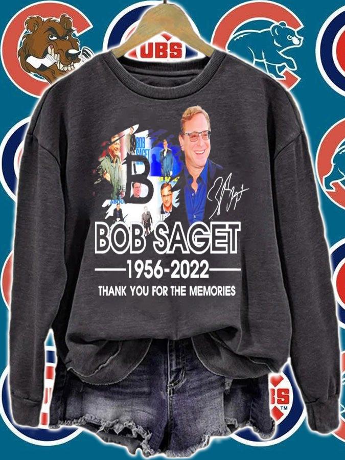 Bob Saget 1956-2022 Signatures Thank You For The Memories Shirt t-shirt sweatshirt