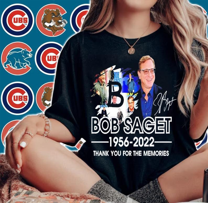 Bob Saget 1956-2022 Signatures Thank You For The Memories Shirt t-shirt woman shirt