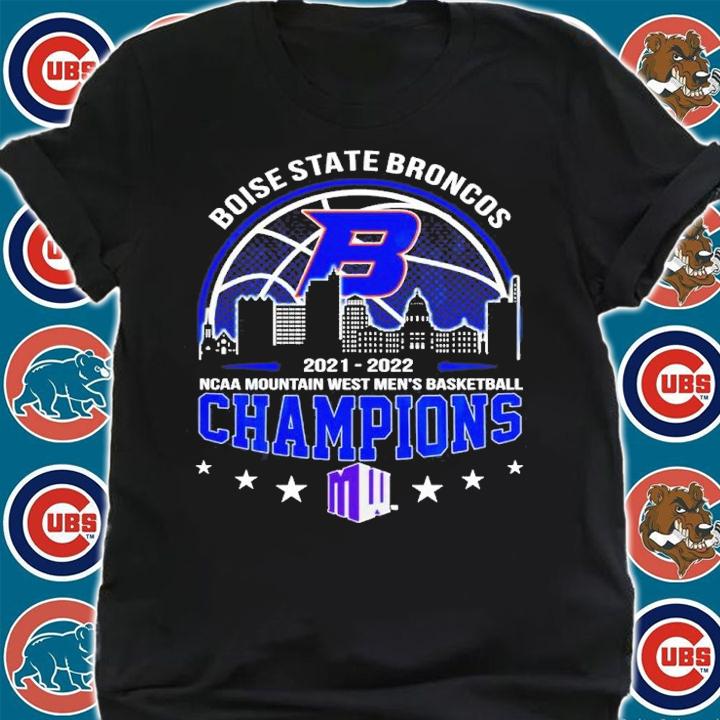 Boise State Broncos 2021-2022 NCAA Mountain West Men's Basketball Champions Shirt t-shirt shirt