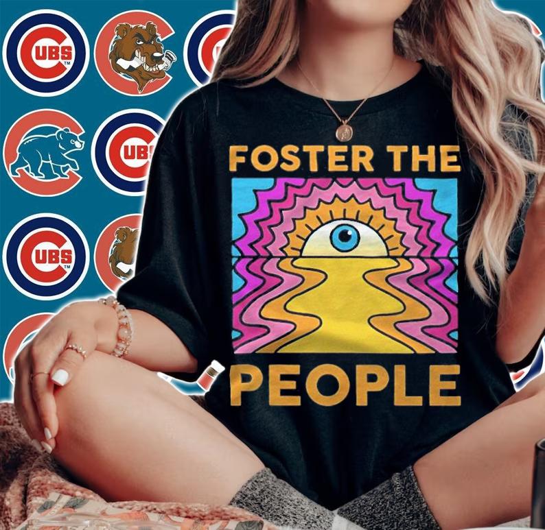 Foster the people reflection T-shirt t-shirt woman shirt