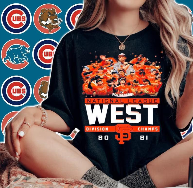 San Francisco Giants NL Postseason National League West Division Champs 2021 Shirt t-shirt woman shirt