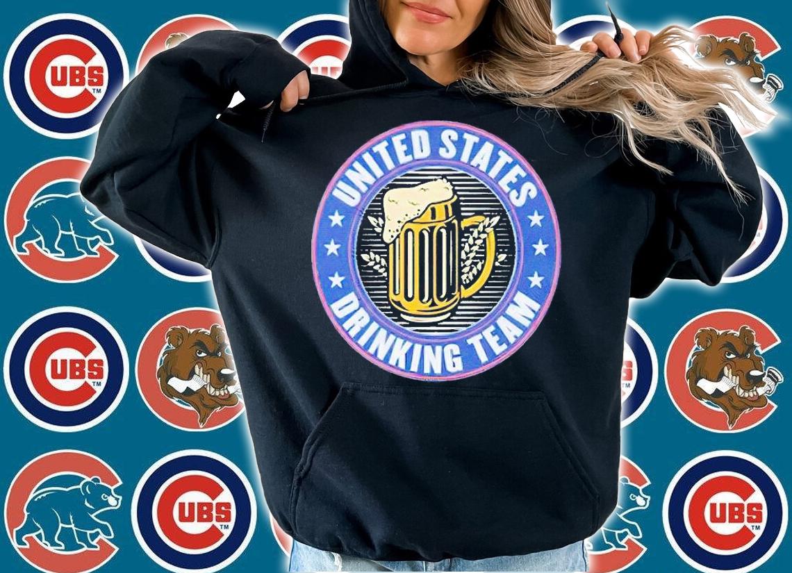 United States drinking team logo funny T-shirt t-shirt