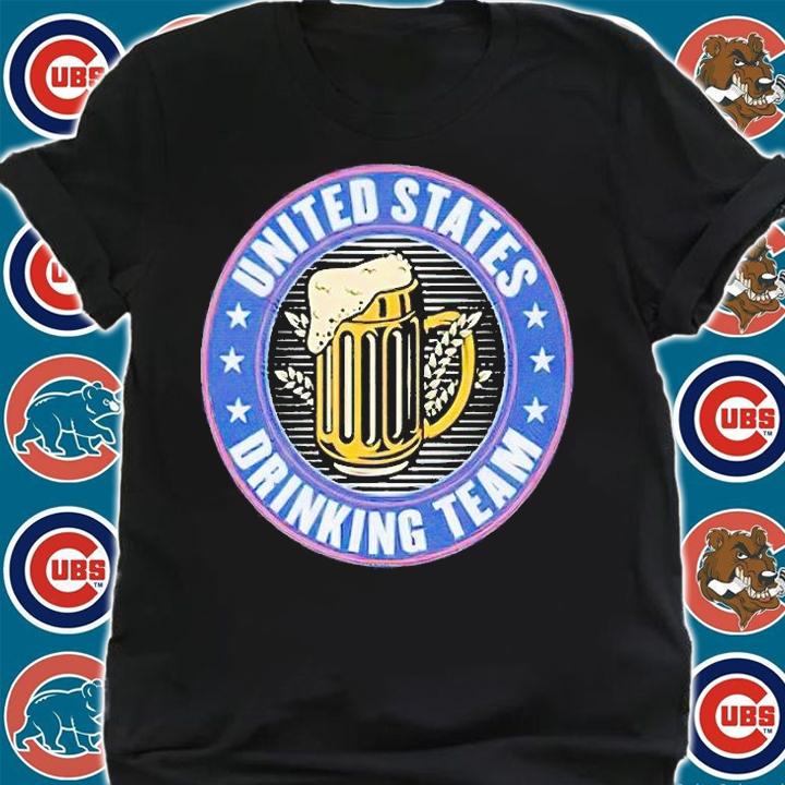 United States drinking team logo funny T-shirt t-shirt