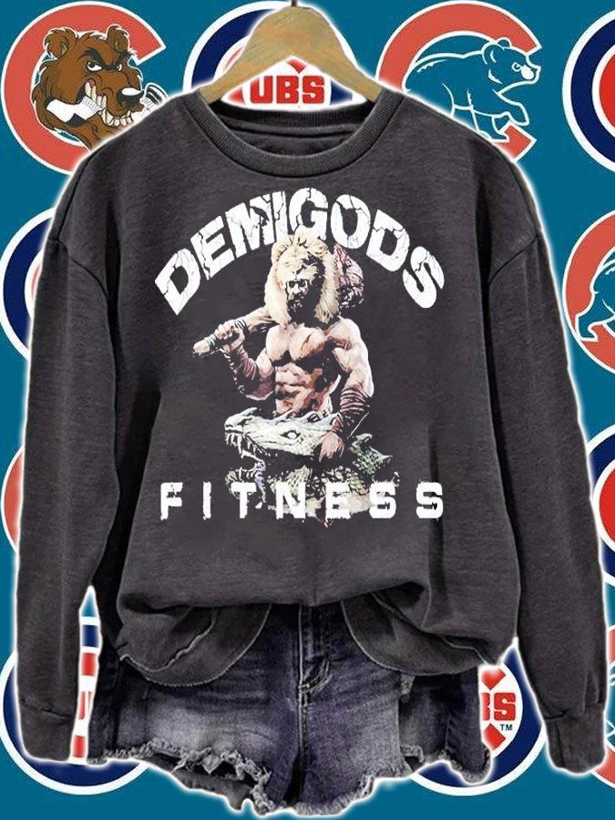Demigods Fitness Workout Gym Power T-Shirt t-shirt sweatshirt