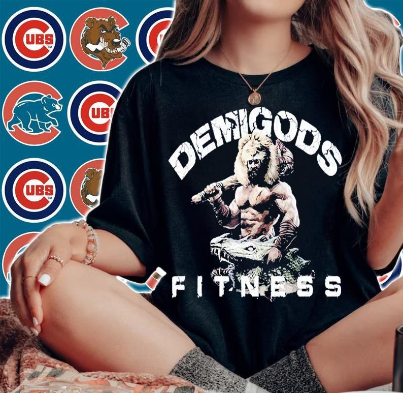 Demigods Fitness Workout Gym Power T-Shirt t-shirt woman shirt
