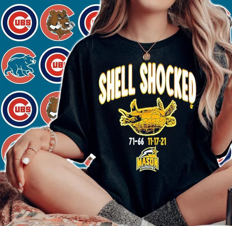 George Mason Shell Shocked Shirt t-shirt
