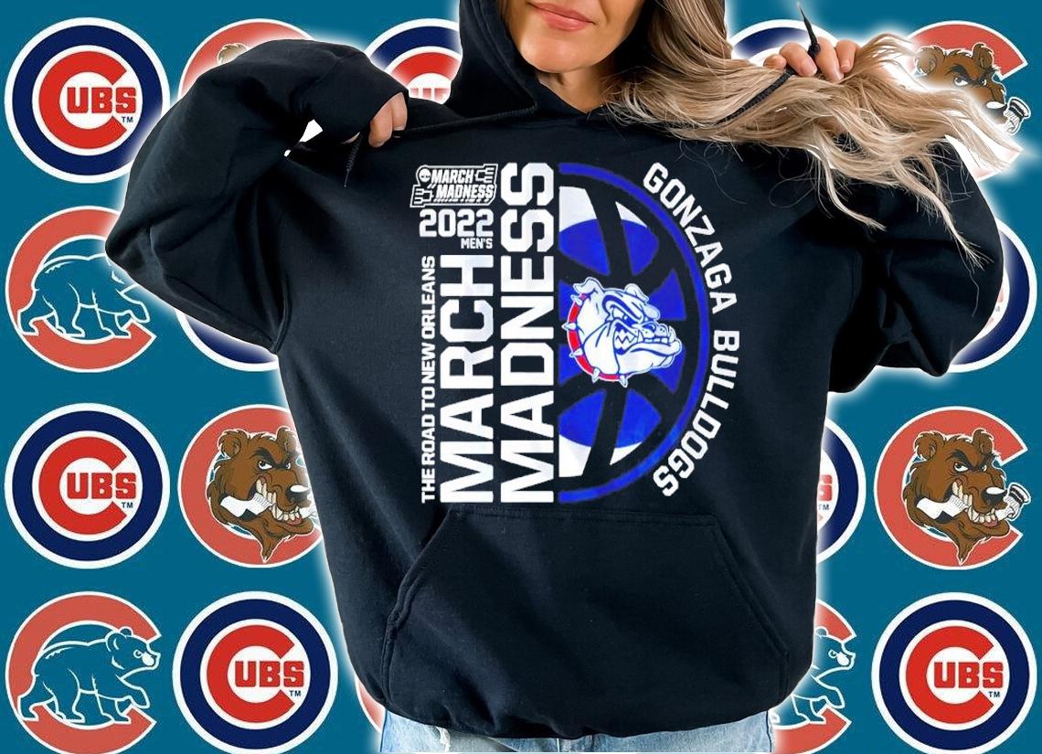 Gonzaga Bulldogs 2022 NCAA March Madness The Road To New Orleans Shirt t-shirt hoodie