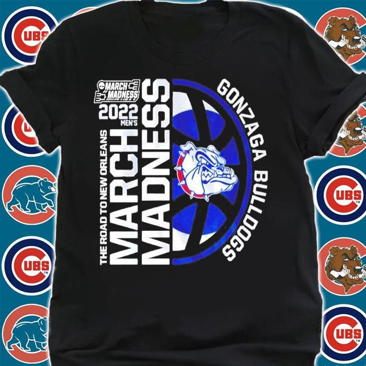 Gonzaga Bulldogs 2022 NCAA March Madness The Road To New Orleans Shirt t-shirt shirt