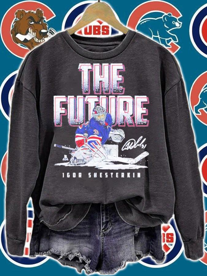 Igor Shesterkin New York R The Future Hockey Signatures Shirt t-shirt sweatshirt