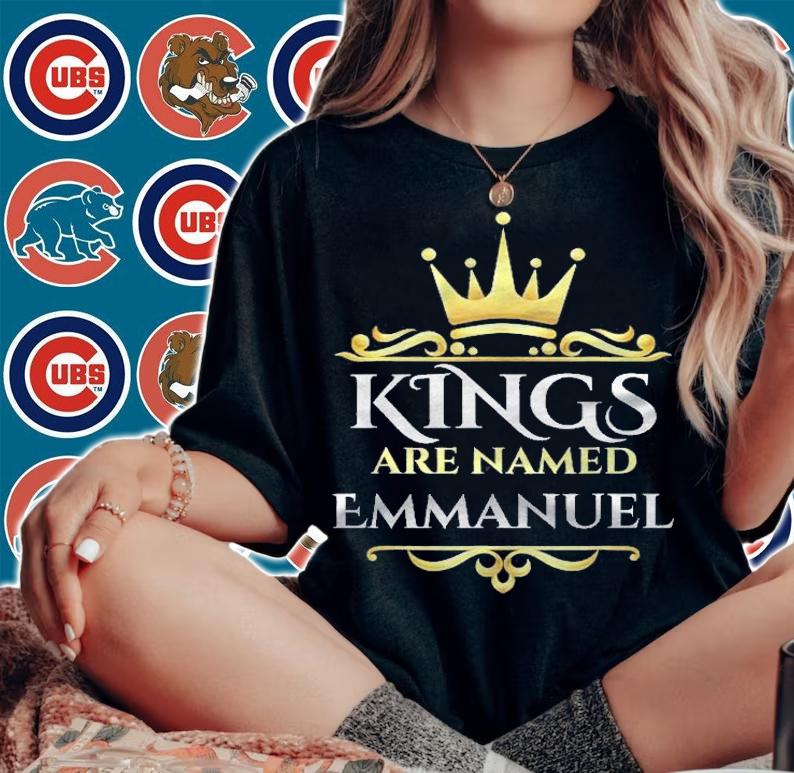Kings Are Named Emmanuel Crown shirt t-shirt woman shirt