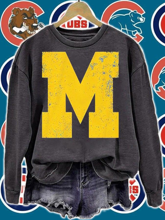 Michigan Block M Shirt t-shirt sweatshirt