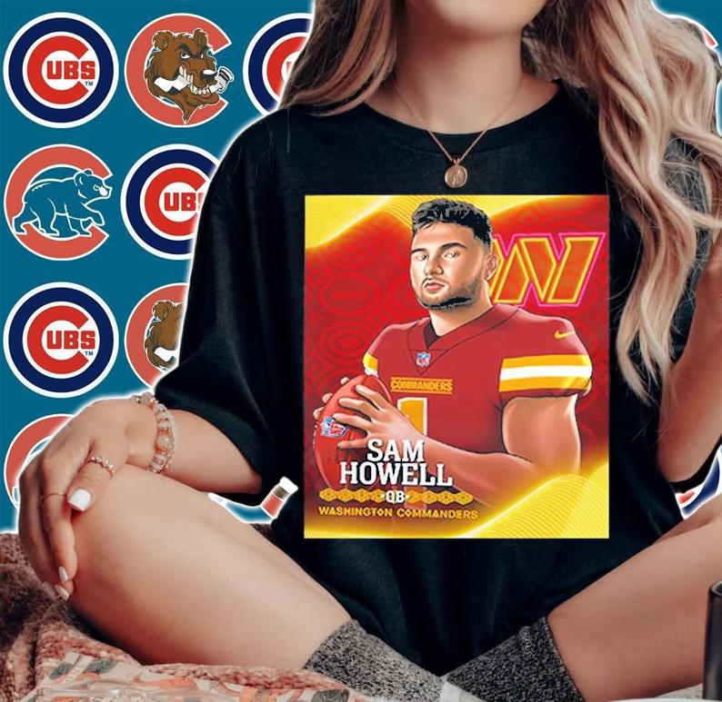 Sam Howell Washington Commanders NFL Draft 2022 T-Shirt t-shirt woman shirt