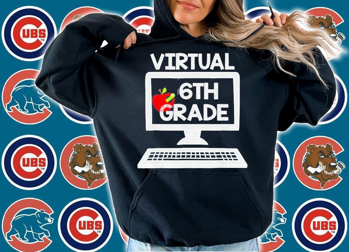 Virtual Sixth Grader Distance Learning Back to School T-Shirt t-shirt hoodie