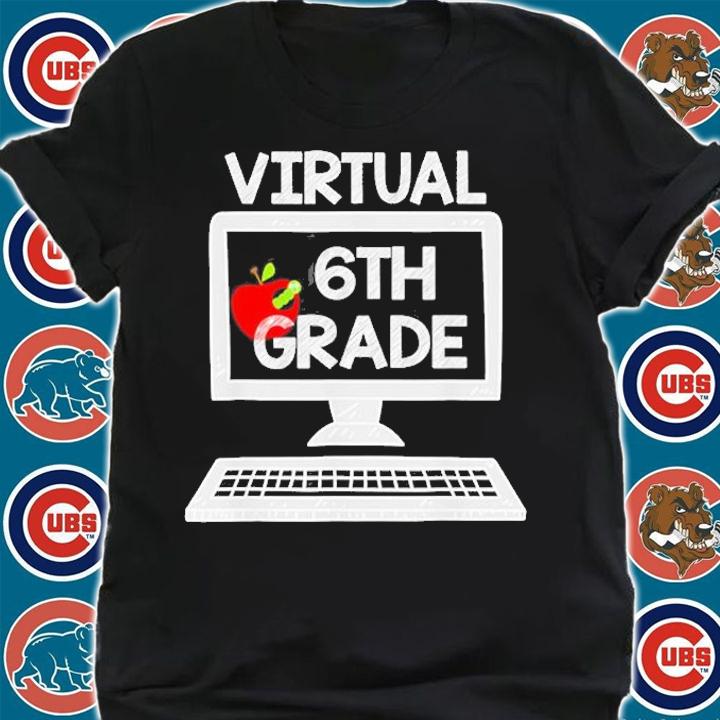 Virtual Sixth Grader Distance Learning Back to School T-Shirt t-shirt shirt