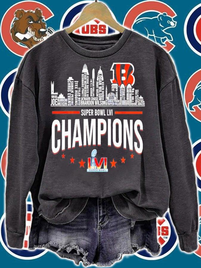 Cincinnati Bengals 2022 Super Bowl LVI Champions Shirt t-shirt sweatshirt