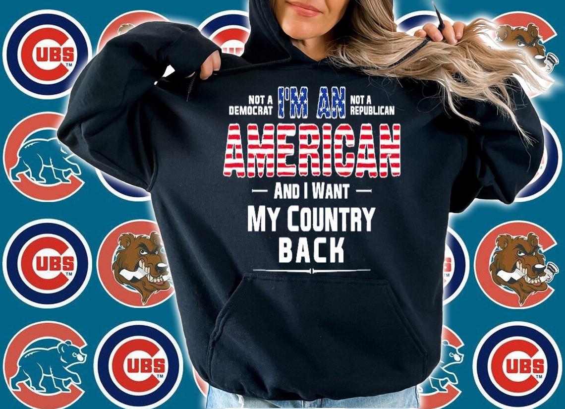 I'm An American And I Want My Country Back Anti Biden Patriotic Conservative Gift T-Shirt t-shirt hoodie