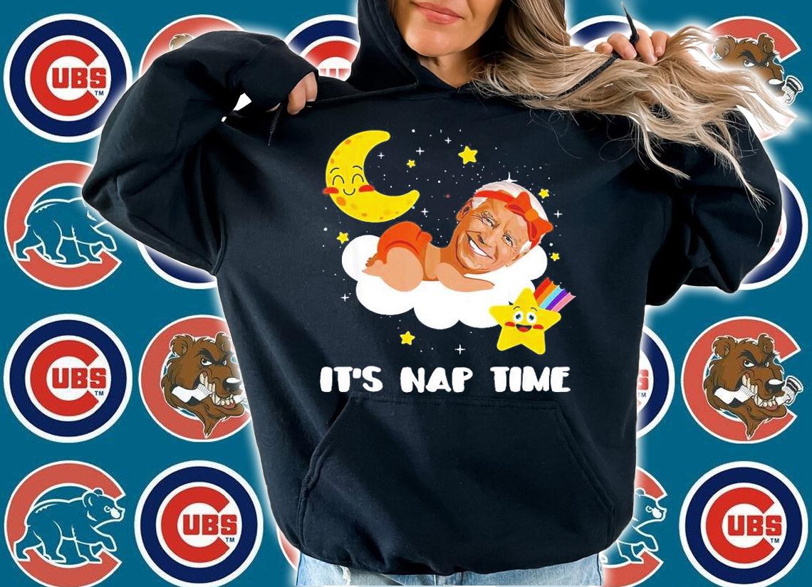 Joe Biden Taking A Nap On The Moon Cute T-Shirt t-shirt hoodie