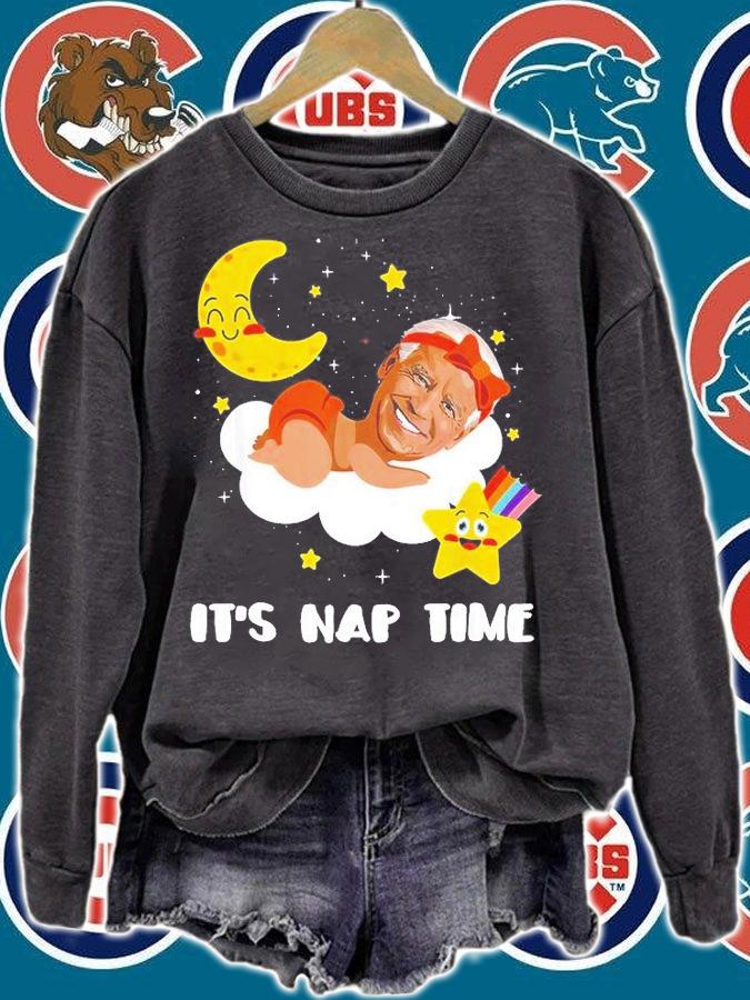 Joe Biden Taking A Nap On The Moon Cute T-Shirt t-shirt sweatshirt