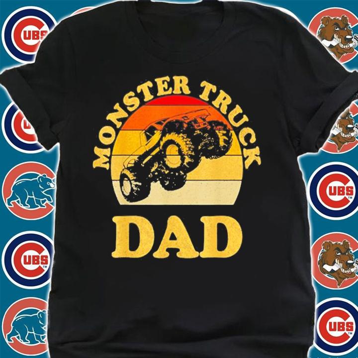 Monster Truck Dad Retro Vintage T-Shirt t-shirt shirt