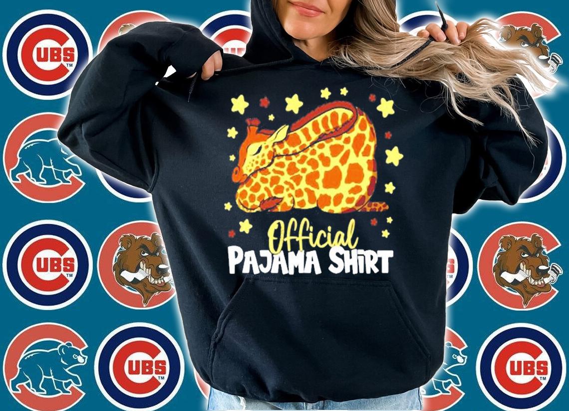 Official Pajama Napping Shirt Cute Lazy Giraffe T-Shirt t-shirt hoodie