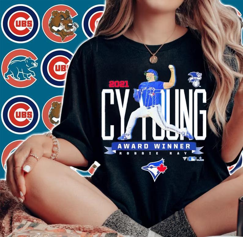 Robbie Ray Toronto Blue Jays 2021 AL Cy Young Award Winner Shirt t-shirt woman shirt
