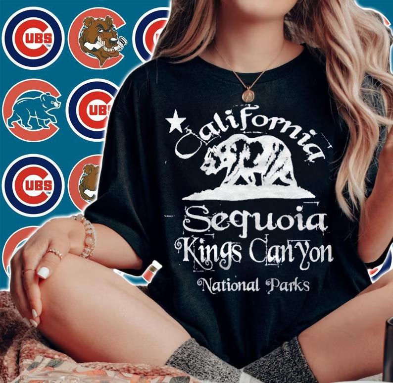 Sequoia Kings Canyon California National Park 2 Sided Design Shirt t-shirt