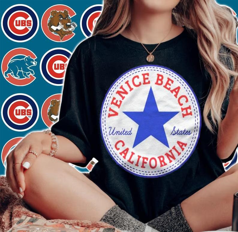 Venice Beach Los Angeles California Usa United States Shirt t-shirt woman shirt