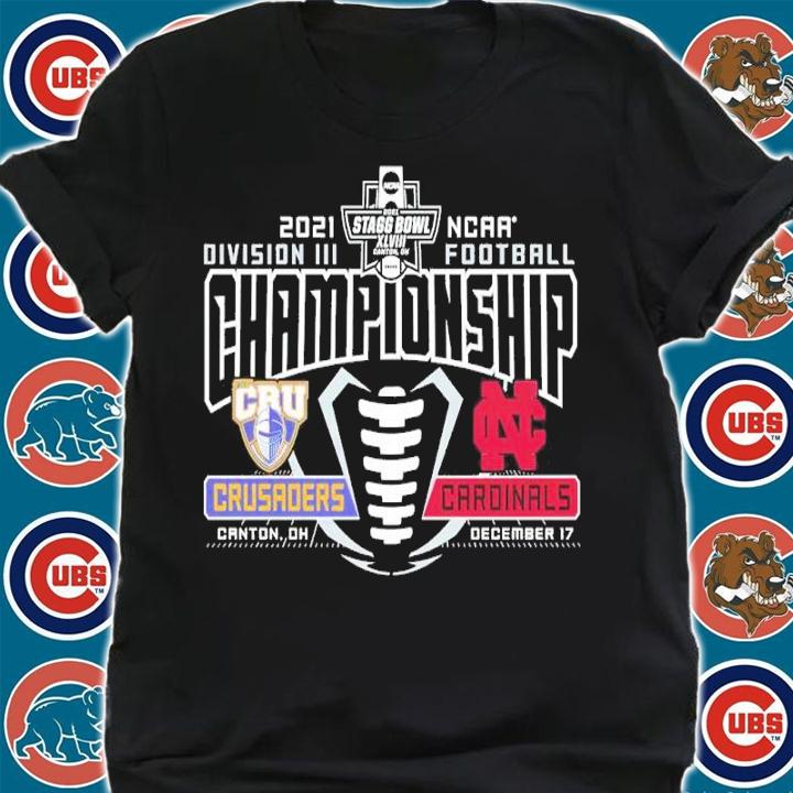 Division III NCAA Football Final Champion Crusaders and Cardinals shirt t-shirt
