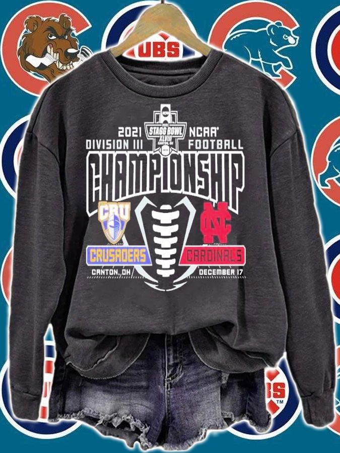 Division III NCAA Football Final Champion Crusaders and Cardinals shirt t-shirt