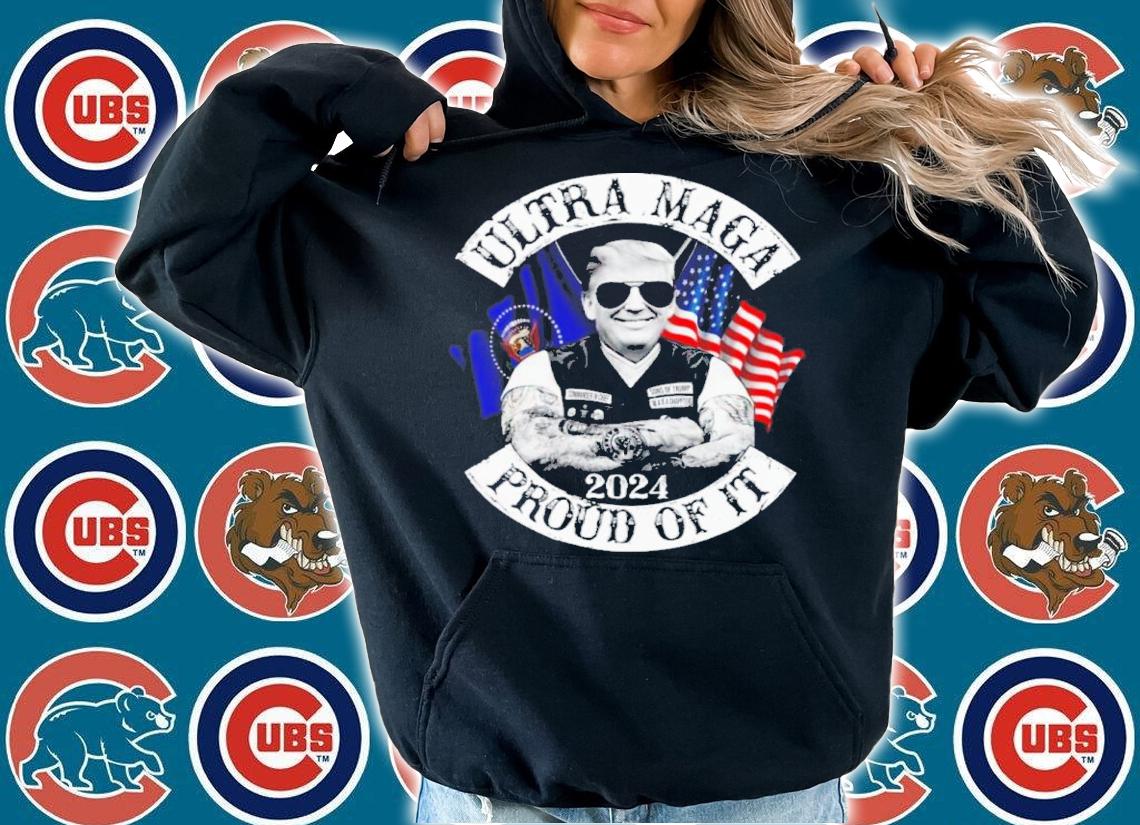 Donald Trump Ultra MAGA Proud Of It 2024 American Flag Shirt t-shirt