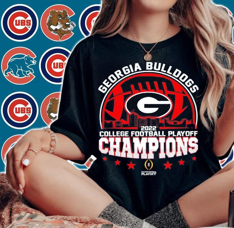 Georgia Bulldogs 2022 NCAA College Football Playoff Championship Shirt t-shirt woman shirt