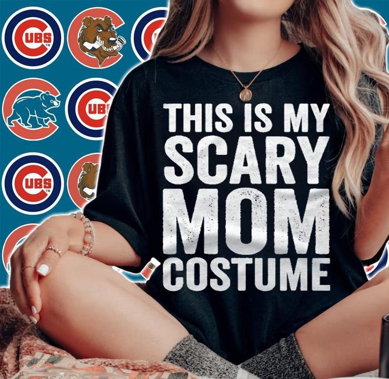 Halloween Easy Outfit Funny This Is My Scary Mom Costume Shirt t-shirt woman shirt