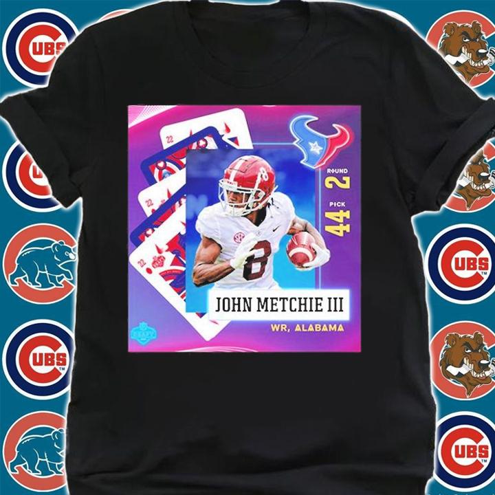 John Metchie Houston Texans NFL Draft 2022 T-Shirt t-shirt shirt