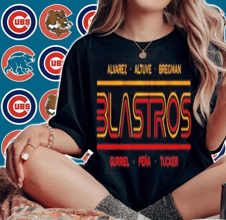 Houston Blastros Alvarez Altuve Bregman Gurriel Pena Tucker Shirt t-shirt woman shirt