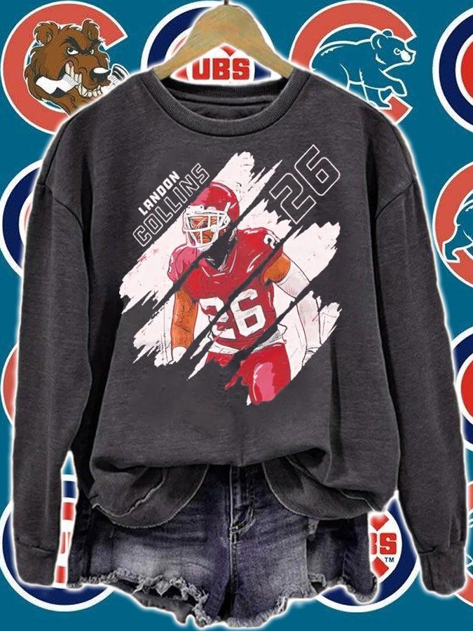 Landon Collins Stripes Football Shirt t-shirt sweatshirt