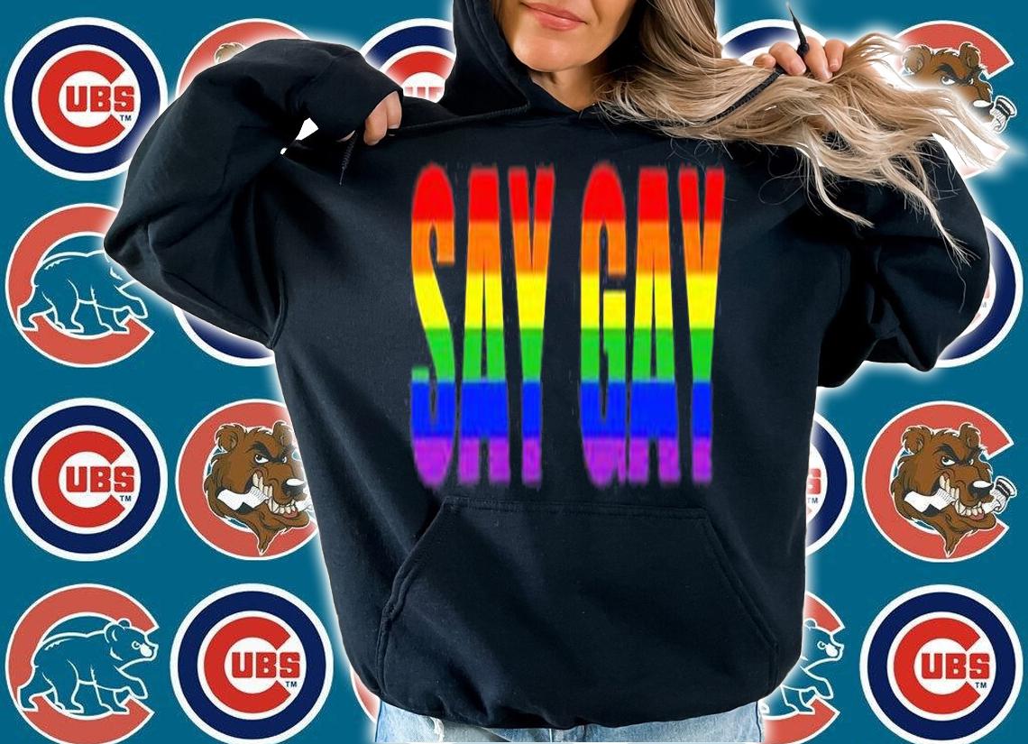 Say Gay Rainbow LGBT T-Shirt t-shirt