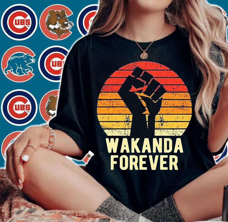 Wakanda Forever Vintage T-Shirt t-shirt woman shirt