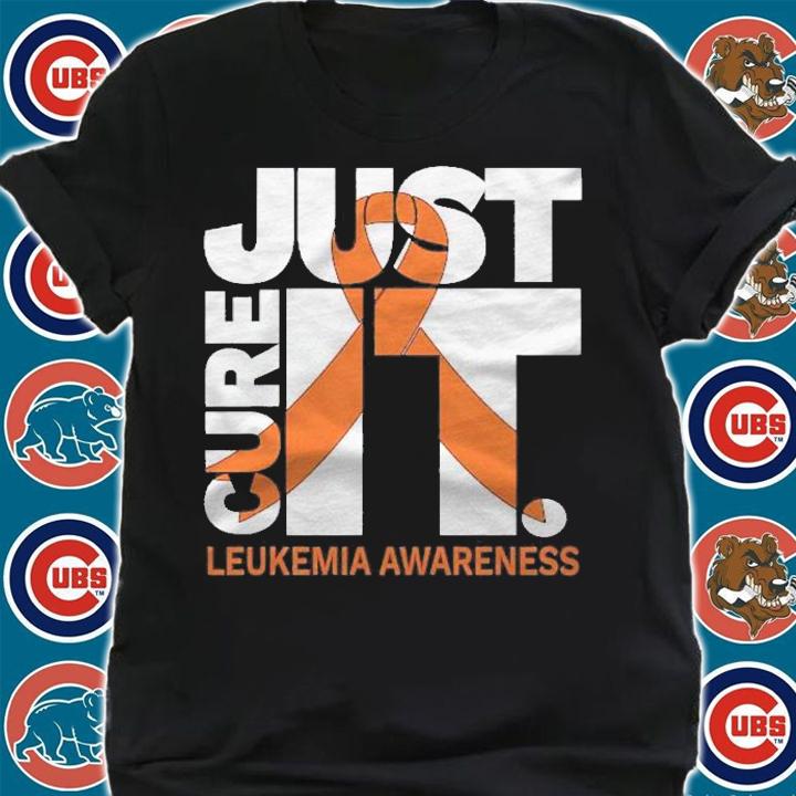 Just Cure Leukemia Awareness Shirts Ribbon Shirt t-shirt shirt