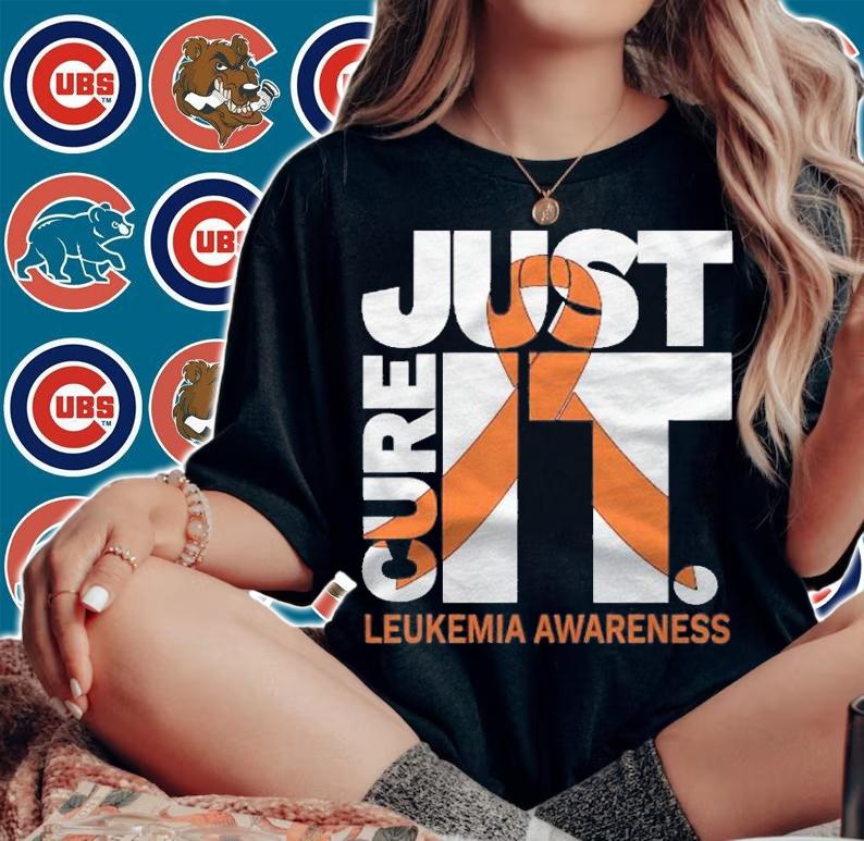 Just Cure Leukemia Awareness Shirts Ribbon Shirt t-shirt woman shirt