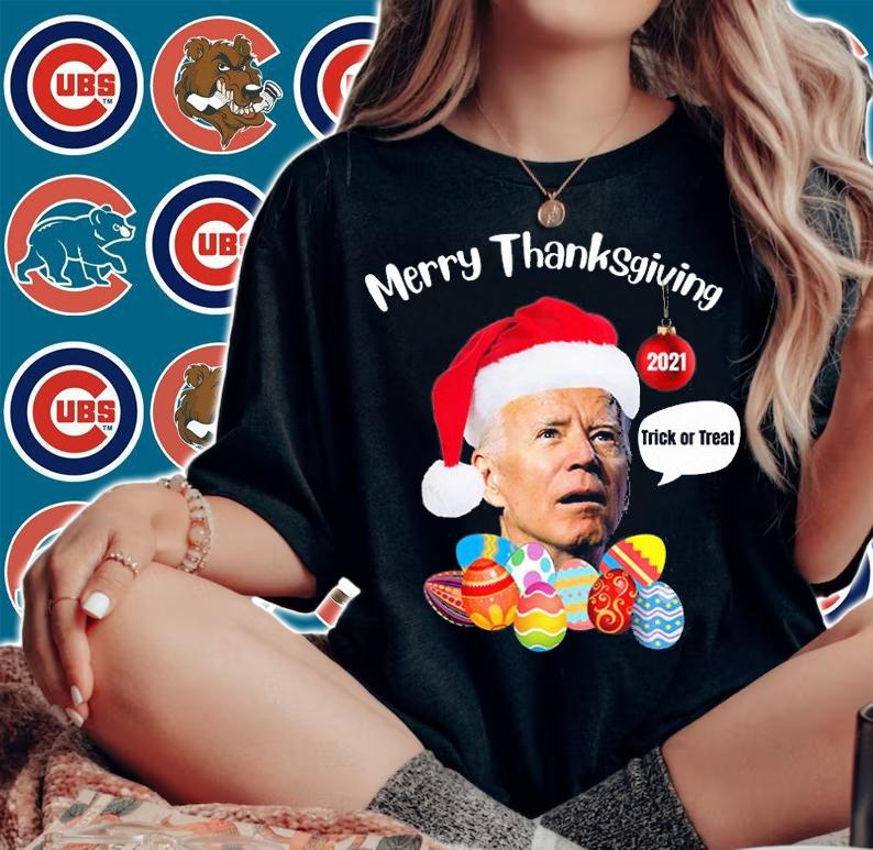 Let's Go Brandon, Biden Gag Gift For Christmas T-Shirt t-shirt