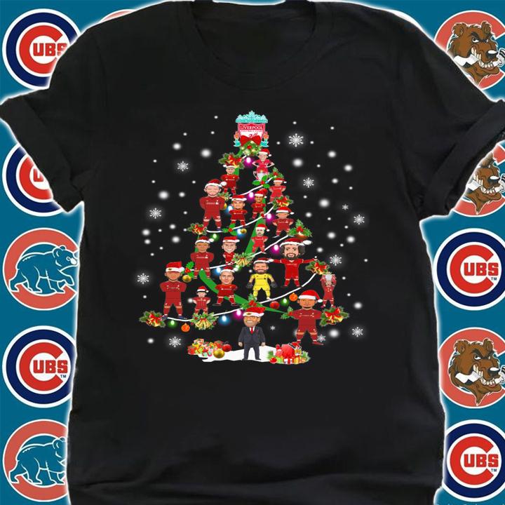 Liverpool FC Happy Christmas Tree Football t-shirt