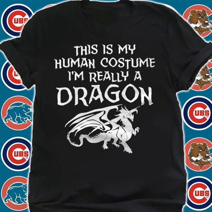 This Is My Human Costume Im Really A Dragon Essential Shirt t-shirt shirt