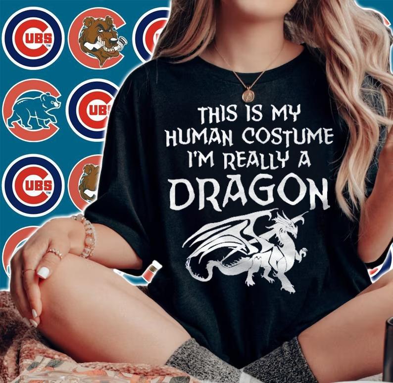 This Is My Human Costume Im Really A Dragon Essential Shirt t-shirt woman shirt