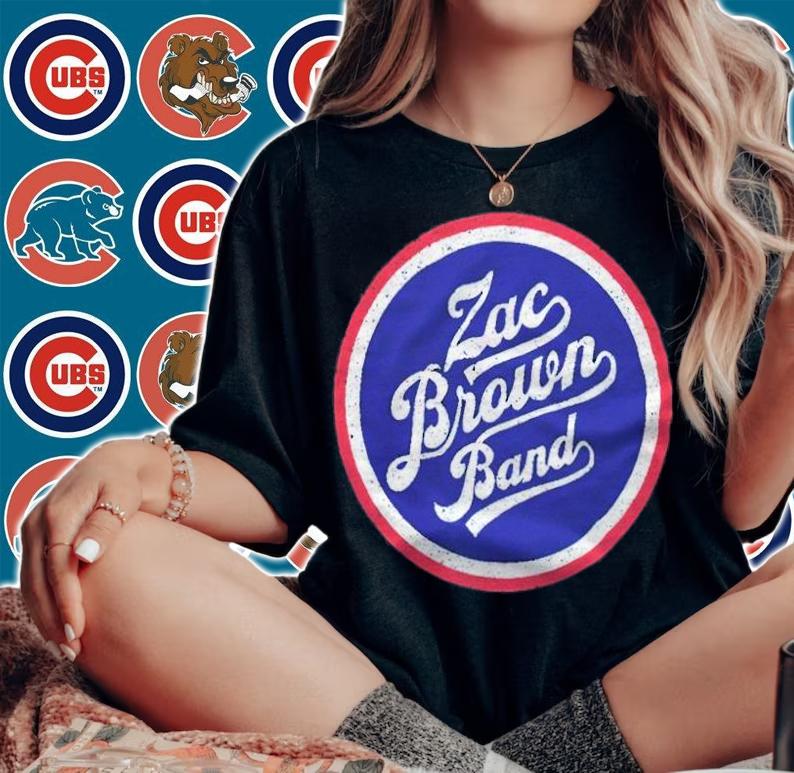 Zac Brown Band logo circle T-shirt t-shirt woman shirt
